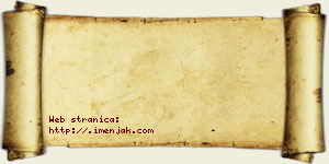 Milena Gojsović vizit kartica